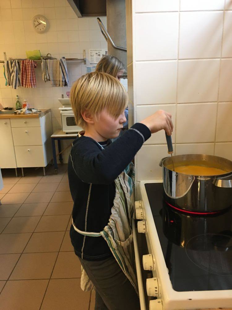 Tekstboks: Russisk gresskarsuppe stod på menyen på torsdag.